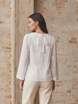I SAY Juna Blouse Blouses 101 Broken White