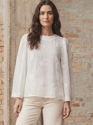 I SAY Juna Blouse Blouses 101 Broken White