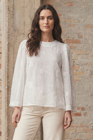 I SAY Juna Blouse Blouses 101 Broken White
