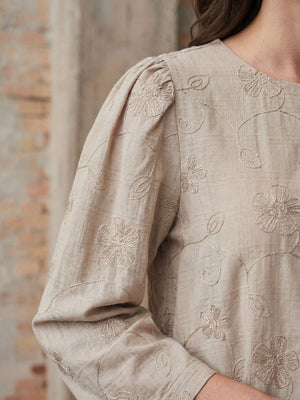 I SAY Juna Blouse Blouses 117 Dark Sand