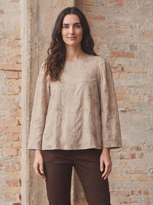 I SAY Juna Blouse Blouses 117 Dark Sand