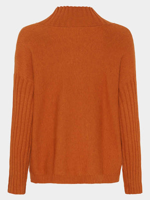 I SAY Kaddy Knit Pullover Knitwear 243 Autumn Orange