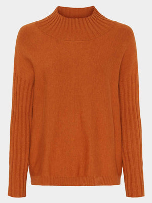 I SAY Kaddy Knit Pullover Knitwear 243 Autumn Orange