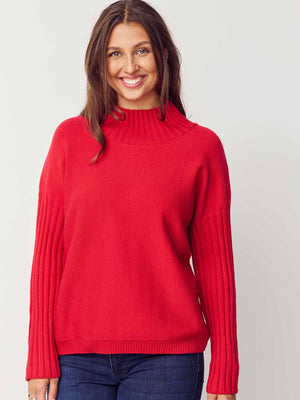 I SAY Kaddy Knit Pullover Knitwear 404 Red