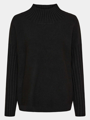I SAY Kaddy Knit Pullover Knitwear 900 Black