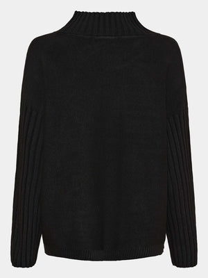 I SAY Kaddy Knit Pullover Knitwear 900 Black