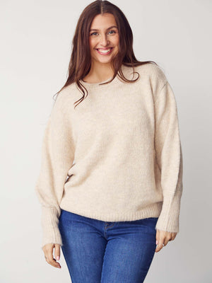 I SAY Kaho Knit Pullover Knitwear 111 Sand Melange