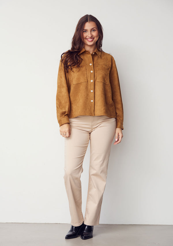 I SAY Kaja Short Jacket Jackets 102 Camel