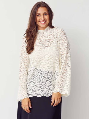 I SAY Kamille Lace Blouse Blouses 101 Broken White