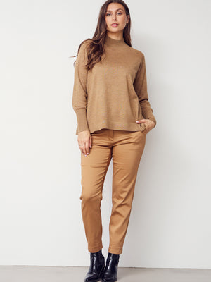 I SAY Katinka Knit Pullover Knitwear 134 Golden