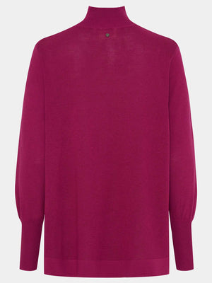 I SAY Katinka Knit Pullover Knitwear 536 Cerise