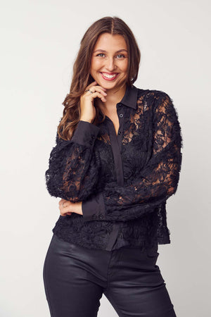 I SAY Kikki Shirt Shirts 900 Black