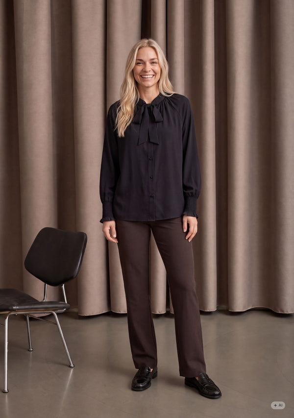 I SAY Konnie Deco Shirt Shirts 900 Black