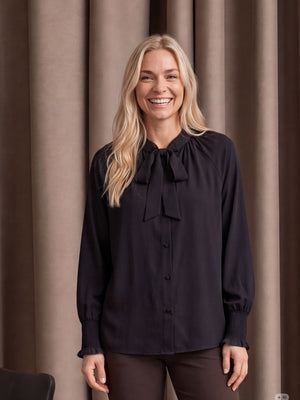 I SAY Konnie Deco Shirt Shirts 900 Black