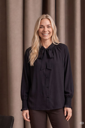 I SAY Konnie Deco Shirt Shirts 900 Black