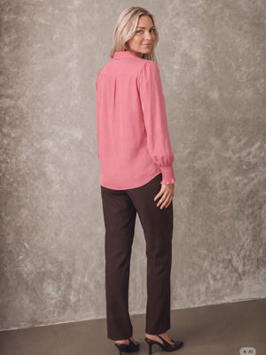 I SAY Konnie Flounce Shirt Shirts 529 Warm Pink