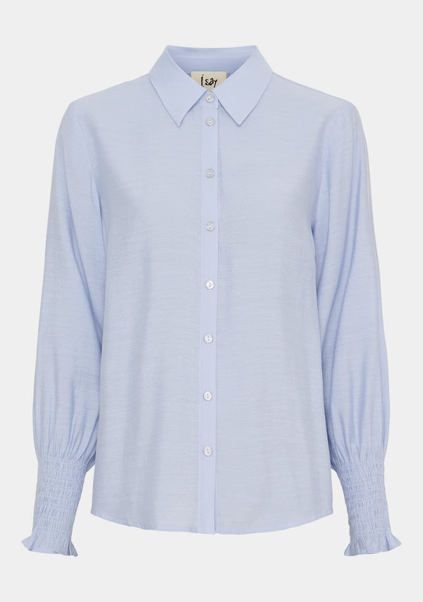 I SAY Lara Basic Shirt Shirts 619 Light Blue