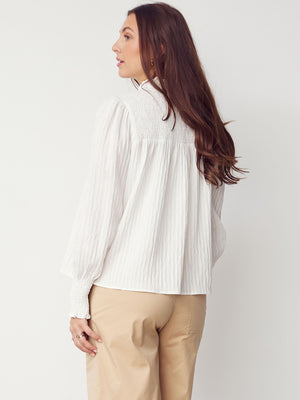 I SAY Lea Blouse Blouses 101 Broken White