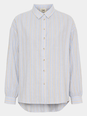 I SAY Liane Shirt Shirts B84 Light Blue Stripe