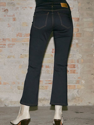 I SAY Lido Button Jeans Pants 693 Denim Blue Unwashed