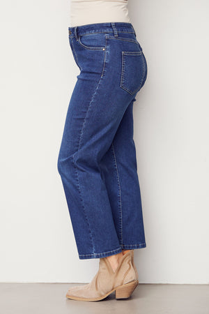 I SAY Lido Straight Jeans Pants 633 Basic Denim Wash