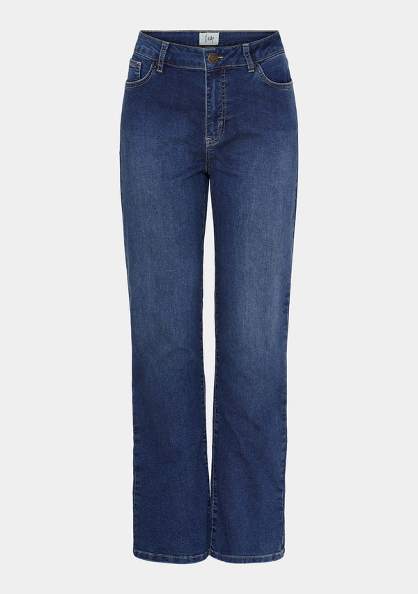 I SAY Lido Straight Jeans Pants 633 Basic Denim Wash