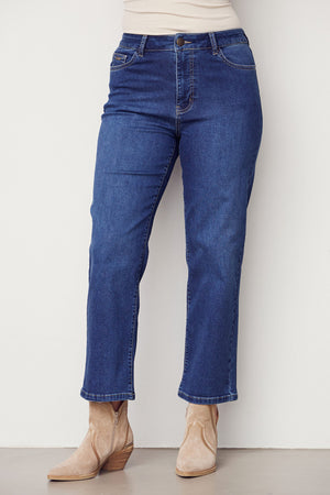 I SAY Lido Straight Jeans Pants 633 Basic Denim Wash