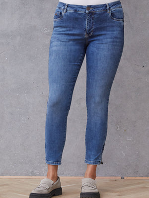 I SAY Lido Zip Jeans Pants 679 Light Blue Denim