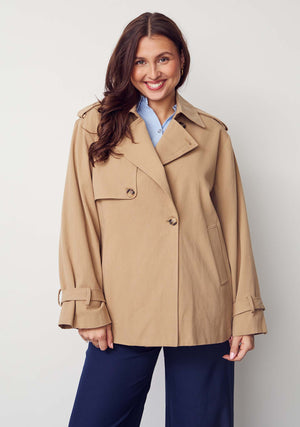 I SAY Lili Trenchcoat Outerwear 102 Camel