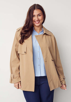 I SAY Lili Trenchcoat Outerwear 102 Camel