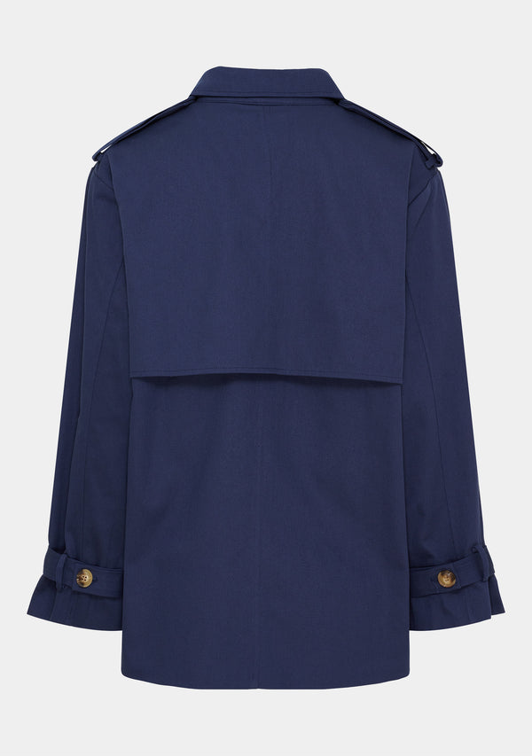 I SAY Lili Trenchcoat Outerwear 640 Navy