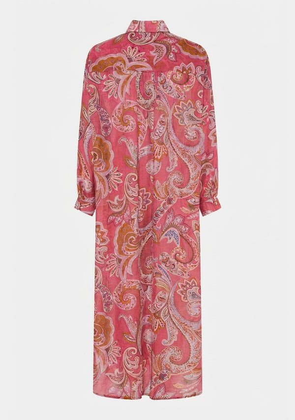 I SAY Lotta Shirt Dress Dresses N14 Rose Paisley