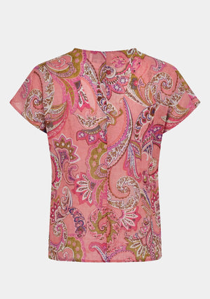 I SAY Lotta Top Tops N14 Rose Paisley