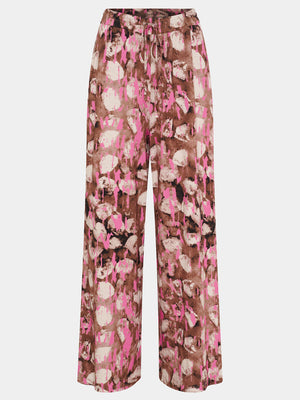 I SAY Louis Jersey Pant Pants M68 Luxury Camel w/Pink