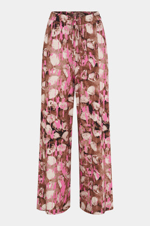 I SAY Louis Jersey Pant Pants M68 Luxury Camel w/Pink