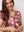 I SAY Louis Printed V-Neck T-Shirt T-Shirts M68 Luxury Camel w/Pink
