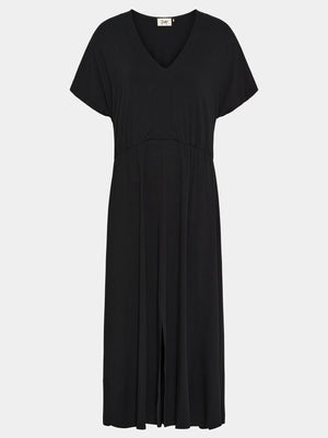 I SAY Louis V-Neck Dress Dresses 900 Black