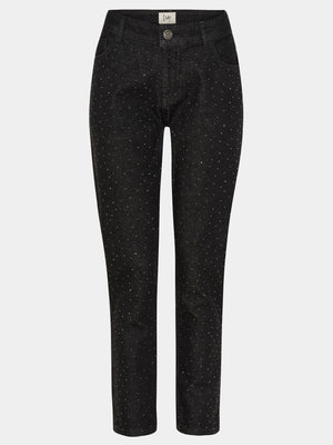I SAY Lucca Shine Jeans Pants 917 Black Wash
