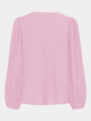 I SAY Lykke V-Neck Blouse Blouses 401 Rose