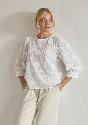 I SAY Maggi Blouse Blouses 100 White