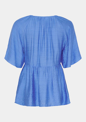 I SAY Margo Smock Blouse Blouses 645 Skyblue