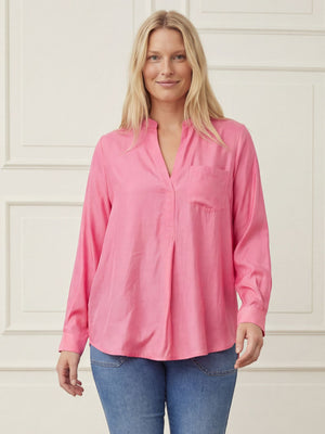 I SAY Marie Long Blouse Blouses 550 Fresh Pink