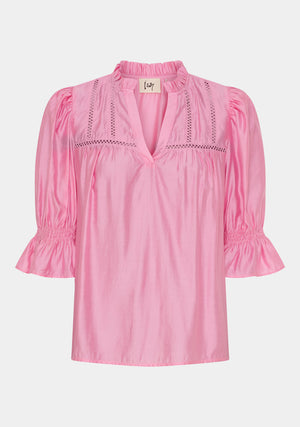 I SAY Marie s/s Blouse Blouses 550 Fresh Pink