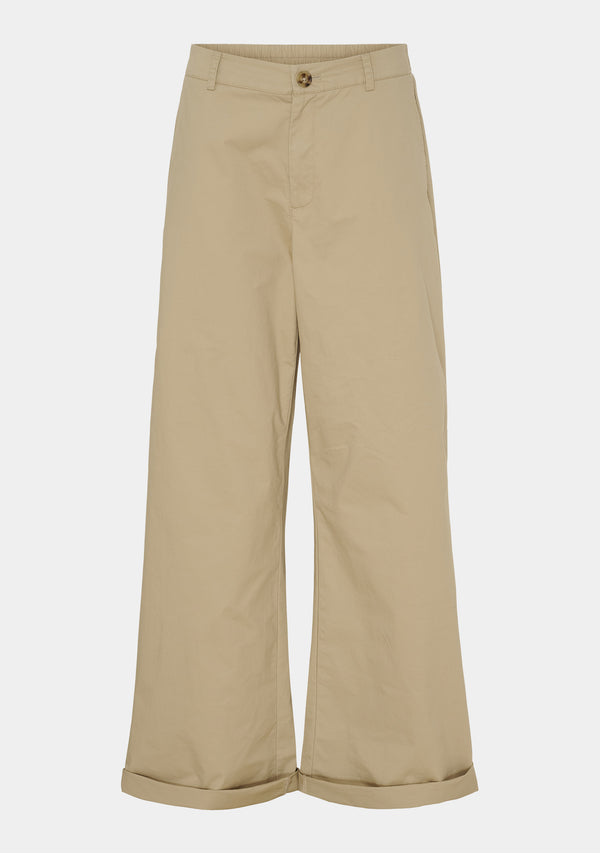 I SAY Mejse Wide Pant Pants 102 Camel