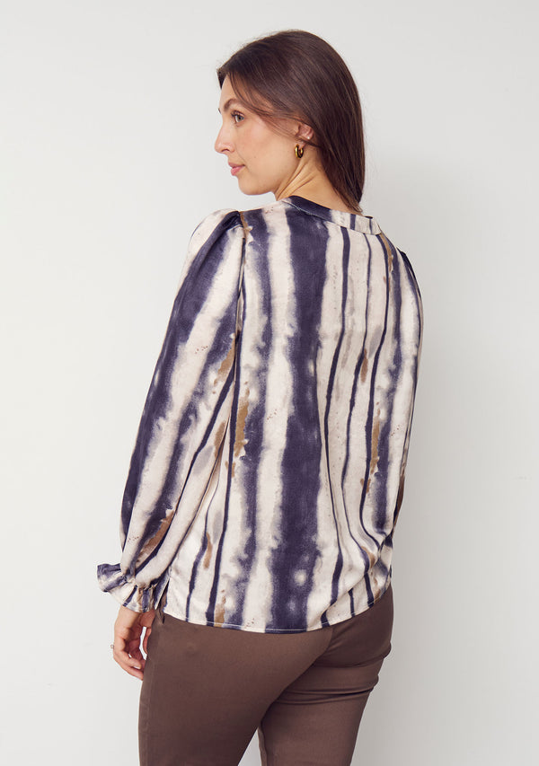 I SAY Melba Flounce Blouse Blouses L32 Earth Tones