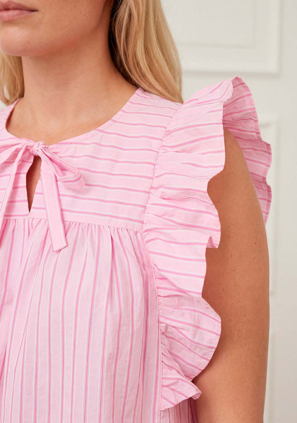 I SAY Mila Top Tops N29 Pinky Stripe