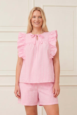 I SAY Mila Top Tops N29 Pinky Stripe