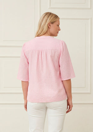 I SAY Mila s/s Blouse Blouses N29 Pinky Stripe