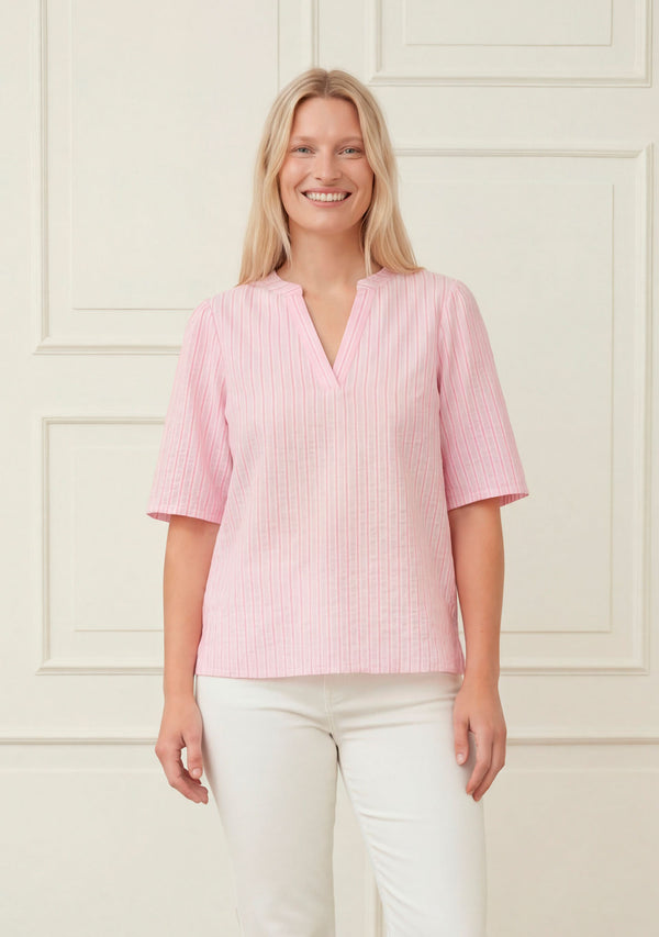 I SAY Mila s/s Blouse Blouses N29 Pinky Stripe