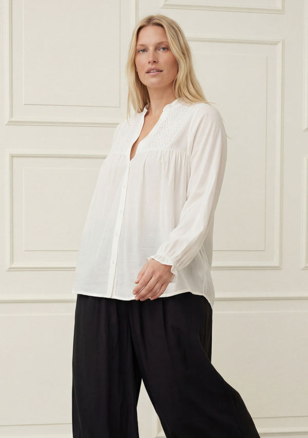 I SAY Mist Shirt Shirts 101 Broken White